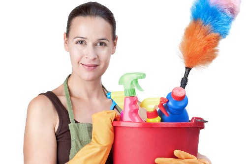 Regular cleaning service for a W10 home kitchen and living area