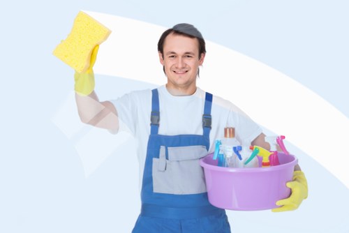Cleaning a flat in W10 with attention to floors and surfaces